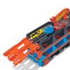 Hot Wheels Speedway Hauler Storage Carrier with 3 1:64 Scale Cars & Convertible 6-Foot Drag Race Track for Kids 4 to 8 Years Old, Stores 20+ Cars & Connects to Other Hot Wheels City Sets, GVG37 view 4