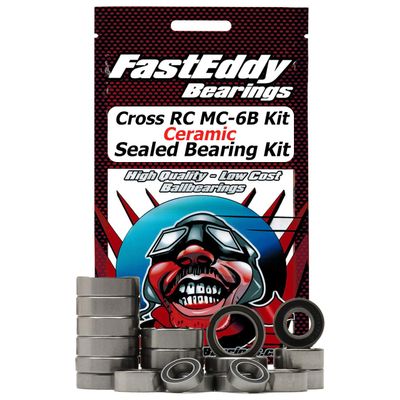 FastEddy Bearings Compatible with Cross RC MC-6B Kit Ceramic Sealed Bearing Kit