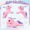 Lanmore 24" Big Unicorn Stuffed Animal, Giant Animal Plush Pillow Unicorn Body Hugging Pillow for Girls, Gift for Christmas Birthday Valentine's Day view 2