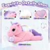 Lanmore 24" Big Unicorn Stuffed Animal, Giant Animal Plush Pillow Unicorn Body Hugging Pillow for Girls, Gift for Christmas Birthday Valentine's Day view 3