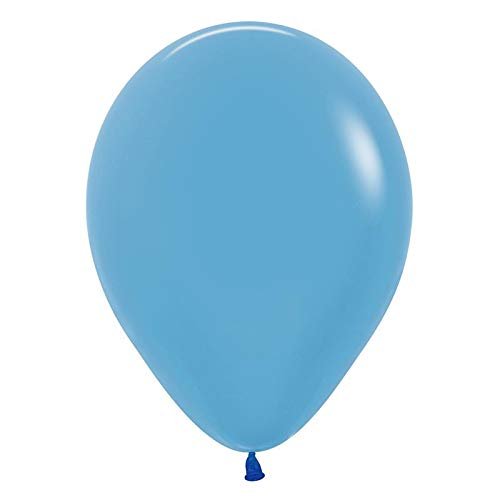 LOONBALLOON 1980s Balloons, 11 inch NEON BLUE