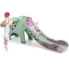 BABY JOY Toddler Slide, Kids Large Slide Play Climber Set with Long Slipping Slope, Basketball Hoop and Ball, Enclosed Steps, Easy Assemble Indoor Outdoor Backyard Freestanding Slides for Kids Age 1-8 view 1