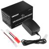 Delta Peak Detection RC Battery Charger for 3.6V-10.8V NiMH/NiCd Battery Packs Hobbies Airsoft Batteries, FIT for Redcat Racing Hexfly, Compact with Standard/Mini Tamiya, HXT 4.0mm Banana Plug view 2