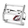 MOHERO Metal Front Bumper with 2 LED Lights for 1/10 TRX4 Bronco RC Crawler Car Accessories view 1
