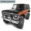 MOHERO Metal Front Bumper with 2 LED Lights for 1/10 TRX4 Bronco RC Crawler Car Accessories view 2