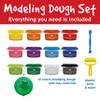 Faber-Castell Little Creatives Super Soft Modeling Dough - 12 Colors: Classic & Neon + Sculpting Tools, Learn & Play Non Toxic Playdough Kit for Toddlers, Preschool Ages 3+ view 2