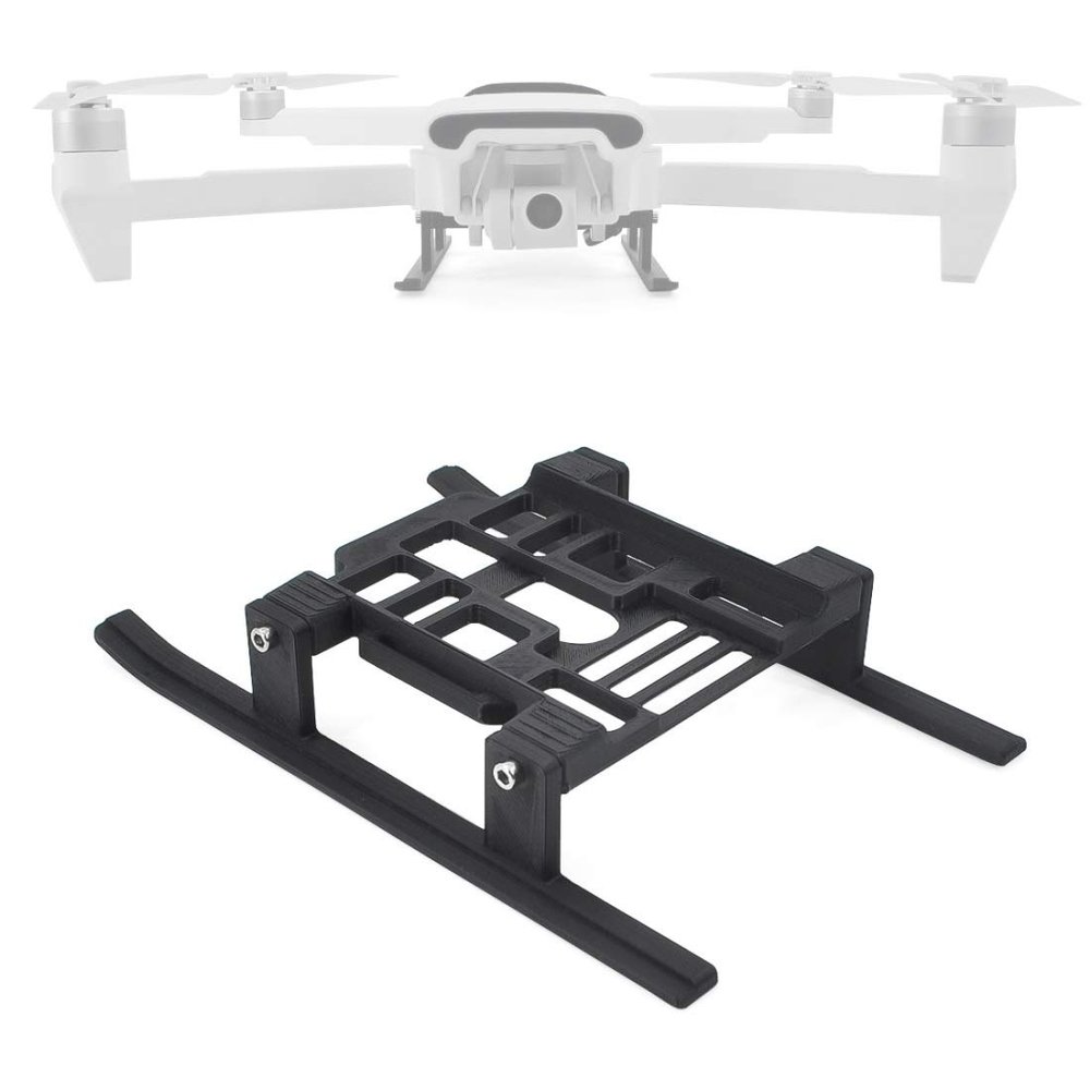 Drone Landing Gear Height Extension Frame Anti-Vibration Quick Release Anti-Collision Landing Gear Height Happy amanda's Store (Color : Black)