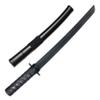 E-BOGU Polypropylene Practice Katana Mokume Style (24.5") with Black Saya Scabbard view 1