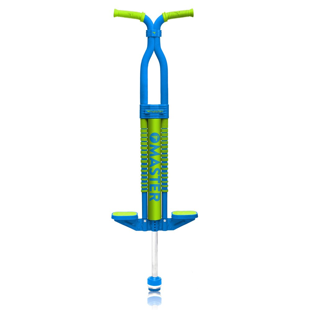 Flybar Master Pogo Stick for Kids Ages 9+, 80160 lbs Easy Grip Handles Active Exercise Toy for Tweens & Teens Outdoor Toy with Non-Slip Foot Pegs for Boys and Girls No Assembly Needed