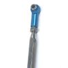 RETYLY Metal Adjustable Steering Linkage Link Pull Rod Turnbuckle for MN D90 D99 MN-90-45 1/12 RC Car Crawler,Black view 4