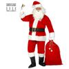 Widmann 10667-Kostm Weihnachtsmann 10667 Costume, Jacket, Trousers, Belt, Hat, Beard, Glasses, Boot Covers, Bag, Santa Claus, St. Martin, Christmas, Advent, red view 2