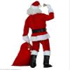 Widmann 10667-Kostm Weihnachtsmann 10667 Costume, Jacket, Trousers, Belt, Hat, Beard, Glasses, Boot Covers, Bag, Santa Claus, St. Martin, Christmas, Advent, red view 3