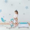 Olivia's Little World 3-in-1 Baby Doll Nursery Set, Blue/White view 3