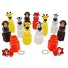 Animal Safari Zoo Bubbles, Includes Bubble Wand - Pack of 12 Hexagon Jungle Bubble Bottles Party Favors, 3" Bottle Themed Birthday Party Favors, Goody Bag Toys for Kids view 1