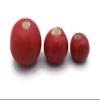 1Pc Handmade Extra Large Round Beads, 7 mm Hole, Ceramic Craft Supplies for Macrame (20 mm, Matte Red) view 2