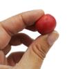 1Pc Handmade Extra Large Round Beads, 7 mm Hole, Ceramic Craft Supplies for Macrame (20 mm, Matte Red) view 4
