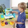 FS Pretend Play Cash Register Toys with Scanner, Calculator, Large Drawer, Microphone, Play Food, Supermarket Cashier Register Toy, Pre-School Gift for Kids, Toddlers, Boys & Girls, Ages 3 4 5 6 7 8 view 2