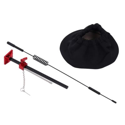 RC Decorative Antenna, 1/10 Metal Decorative Antenna + Spare Tire Cover + Jack RC Crawler Accessory