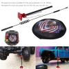 RC Decorative Antenna, 1/10 Metal Decorative Antenna + Spare Tire Cover + Jack RC Crawler Accessory view 3