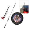 RC Decorative Antenna, 1/10 Metal Decorative Antenna + Spare Tire Cover + Jack RC Crawler Accessory view 4