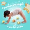 Skywin Exercise Dice for Kids  Fun 6 Sided Foam Workout Dice, Kids Workout Equipment for Playtime, PE Class, or Family Workouts  Great Fitness Gift for Children and Little Athletes (1 Pack) view 3