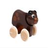 BRIO 30338 Push Along Bear | The Perfect Playmate for Your Toddler, White view 2