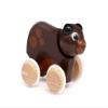 BRIO 30338 Push Along Bear | The Perfect Playmate for Your Toddler, White view 3