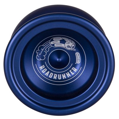 Duncan Toys Roadrunner Yo-Yo, Unresponsive Expert Level Yo-Yo, Concave Bearing and Aluminum Body, Blue