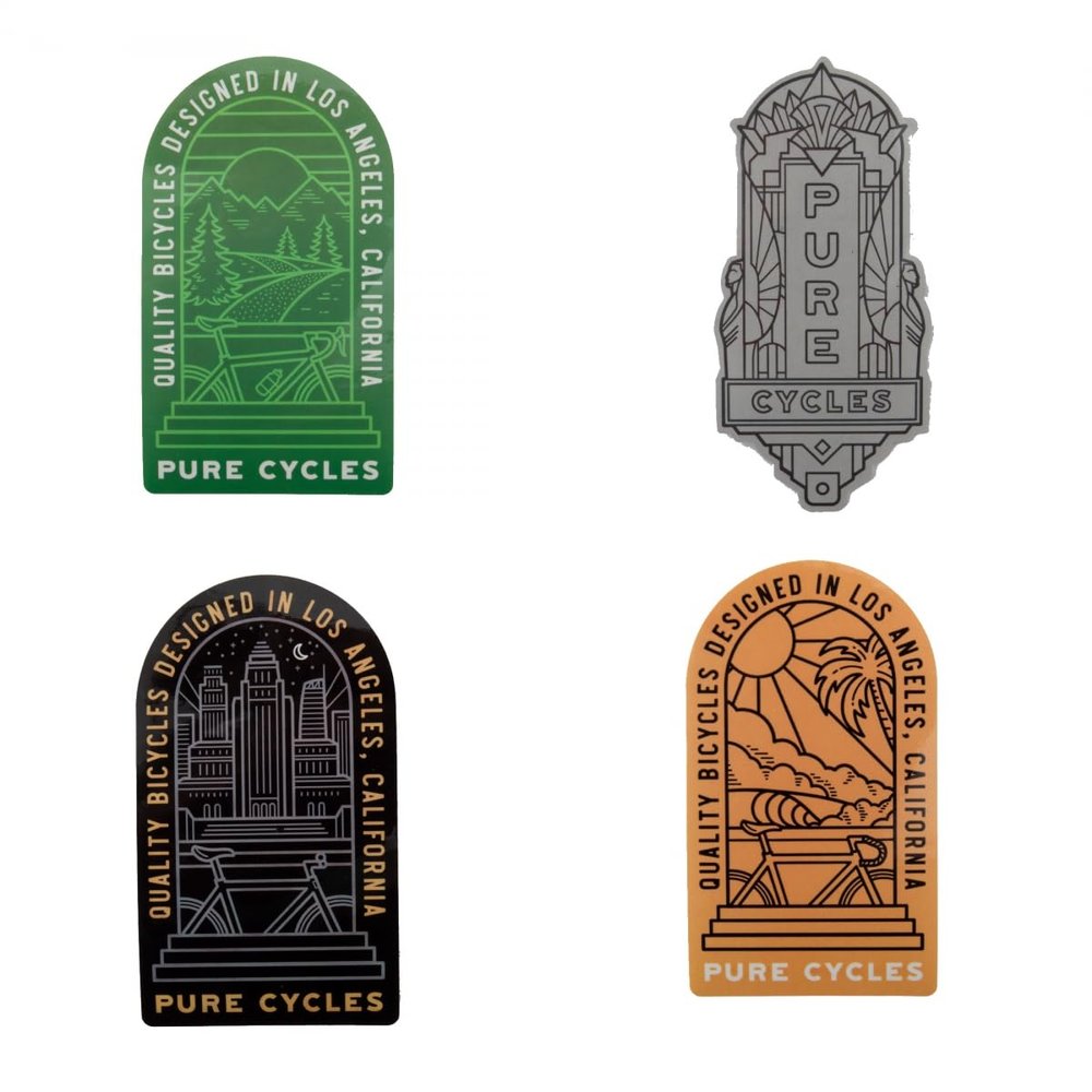 Pure Cycles Sticker Pack Assortment Two