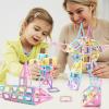 Magnetic Tiles 80pcs Magnet Building Blocks Set Creative Stacking Toys for Kids, 3D DIY Construction Kit Preschool Child Montessori Toys STEM Learning Toys Gifts for Girls Boys 3 4 5 6 7 Years view 3