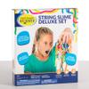 Steve Spangler Science String Slime Deluxe Kit, Includes Pink, Blue, Yellow & Clear (3.4 oz. Each)  DIY Slime Science Experiment Kit for Kids, Learn/Teach Science of Polymers, Exciting STEM Activity view 1