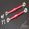 GTBRacing CNC Aluminum Front Rear Suspension and Steering Turnbuckle Tie Rod Set for 1/5 RC Car Losi 5ive-t 5T Upgrade Part (Red) view 2