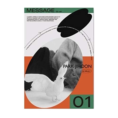 Park Jihoon Message 1st Album SS Version CD+1p Folding Poster On Pack+80p PhotoBook+1p MOTD Card+1 Ask PhotoCard+1p Deco Sticker+Message PhotoCard SET+Tracking Kpop Sealed