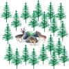 13 Pcs Tree Deer Figurines Forest Woodland Theme Cake Topper Tree Deer Cake Decorations for Christmas Cake Topper Decoration view 4