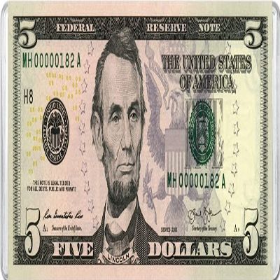 $5 Banknote