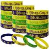 CupaPlay 60PCS Mardi Gras Party Favors Rubber Wristbands - Carnival Birthday Party Supplies Decorations Goodie Bag Stuffers Fillers Silicone Wristband view 1