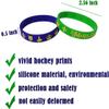 CupaPlay 60PCS Mardi Gras Party Favors Rubber Wristbands - Carnival Birthday Party Supplies Decorations Goodie Bag Stuffers Fillers Silicone Wristband view 2