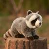 TAMMYFLYFLY Stuffed Toy 12" Raccoon Plush Stuffed Animal view 4
