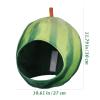 NUOBESTY Watermelon Costume Hat Fruit Hat Food Costumes Cap Watermelon Party Supplies Novelty Masquerade Cosplay Head Cover for Christmas Party (Green) view 3