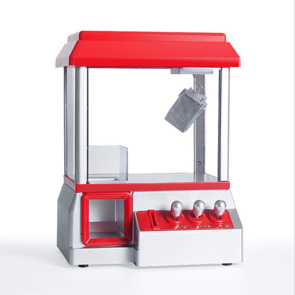 Xiangtat Large Claw Toy Grabber Mini Arcade Machine with Lights & Sounds - Electronic Claw Toy Grabber Machine, Animation, Authentic Arcade Sounds for Exciting Play  with Volume Control Switch