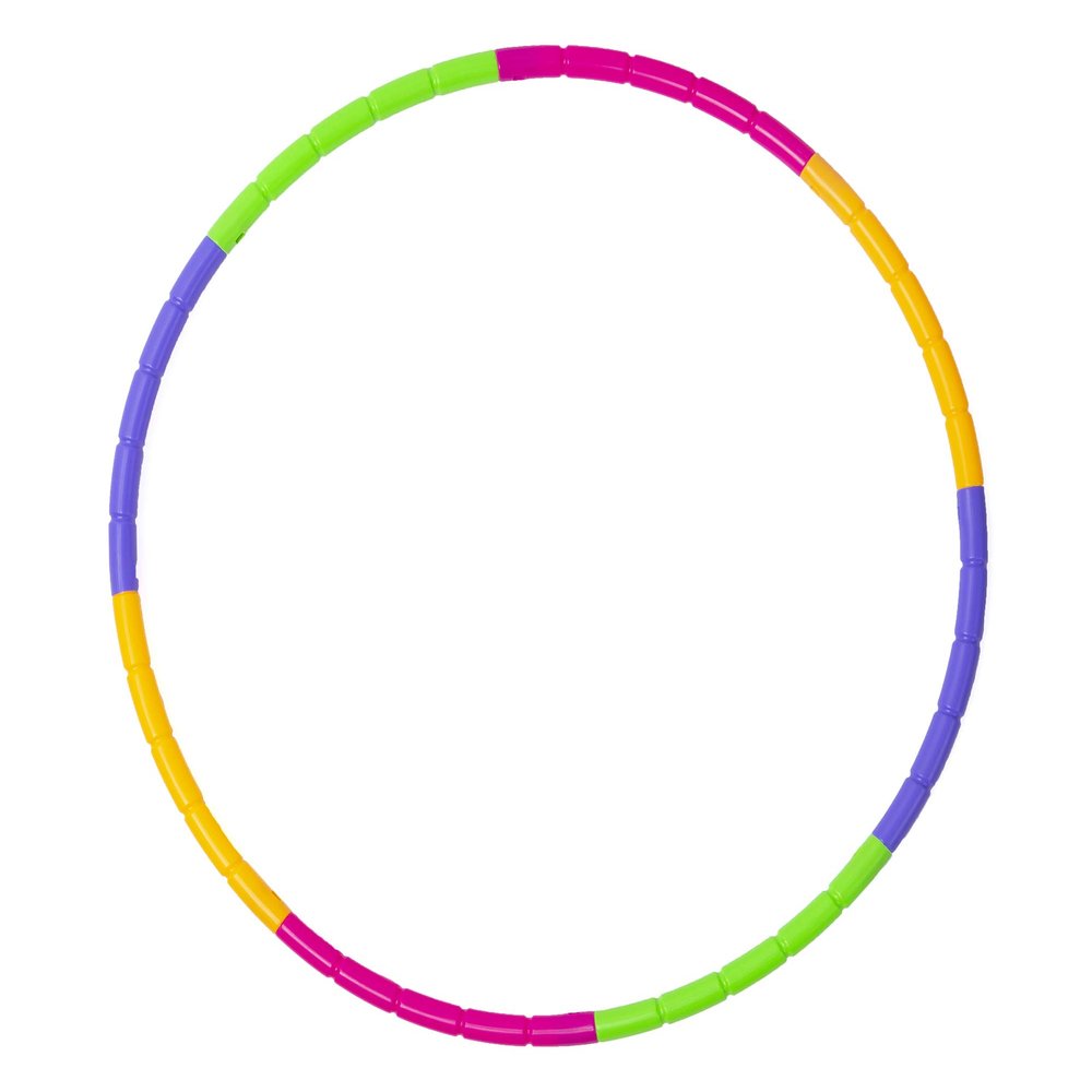 Kids Exercise Hoop Detachable & Size Adjustable Hoop Professional Hoola Rings for Kids Party Games