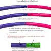 Kids Exercise Hoop Detachable & Size Adjustable Hoop Professional Hoola Rings for Kids Party Games view 3