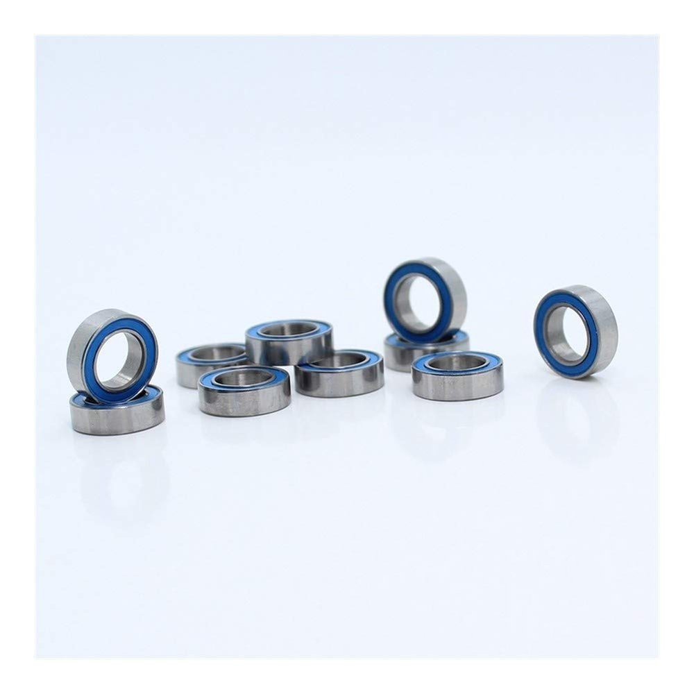 WWBR-Repair Kits MR106RS Color Deep Groove Ball Bearing ABEC-3 Miniature MR106-2RS Ball Bearings RS MR106 2RS with Blue Sealed L-1060DD (10PCS) 6 * 10 * 3 mm