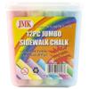 24 Jumbo Washable Chalks Sticks Set Non-Toxic Sidewalk Chalk Outdoor Playground view 4