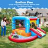 Step4Fun Inflatable Bounce House, Kids Castle Slide Bouncer for Children Jumping Outdoor and Indoor Party, Baby Backyard Water Jumper Toy with Blower, Ball Pit Pool, Ideal Gifts112 x 98 x 65 view 2