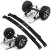 MOHERO Steel Leaf Springs Set HighLift Chassis Leaf Spring Suspension Set for 1/10 RC D90 Crawler Car Upgrade Parts view 2