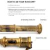 5MoonSun5's Pirate Brass Telescope, Spyglass Collapsible Decorative Telescope with Glass Optics for Travel, Hunting, Navigation with High Resolution, with Lid Finish by Black Antique 17 inch view 3