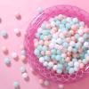 GOGOSO Ball Pit Balls for Toddlers Kids Plastic Balls for Ball-Pit Playpen Pool Baby Pastel BPA-Free Non Toxic Pastel Crush Proof Bal Pink Green White 100pcs view 2