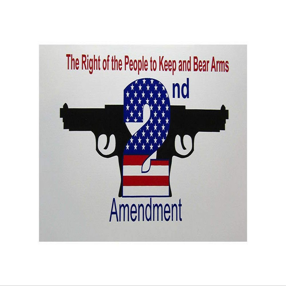 Wholesale Lot of 6 The Right of The People to Keep & Bear Arms Bumper Sticker
