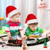 NUOBESTY Christmas Train Toys Set Around Tree for Kids, Railway Train Set Railway Tracks Playset Christmas Train Model Toy for Kids Boys Girls view 4